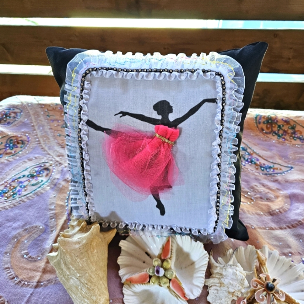 Ballerina Pillow Homemade